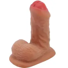 PRETTY LOVE - WARNELL DILDO ULTRA REALÍSTICO Y ELÁSTICO 9.5 CM MULATO 2