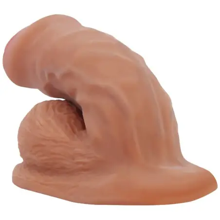 Warnell Dildo Ultra Realístico y Elástico 9.5 cm Mulato