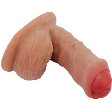 Warnell Dildo Ultra Realístico y Elástico 9.5 cm Mulato