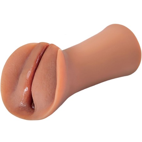 FETISH FANTASY EXTREME - MASTURBADOR MASCULINO SILICONA SLIPPERY SLIT CARAMELO FETISH FANTASY EXTREME