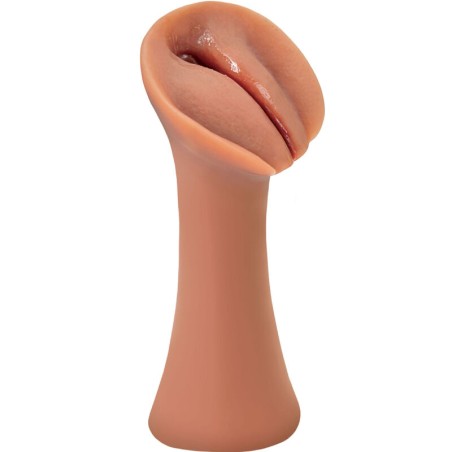 FETISH FANTASY EXTREME - MASTURBADOR MASCULINO SILICONA SLIPPERY SLIT CARAMELO FETISH FANTASY EXTREME