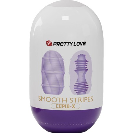 PRETTY LOVE - HUEVO MASTURBADOR SMOOTH STRIPES CUPID PRETTY LOVE MALE