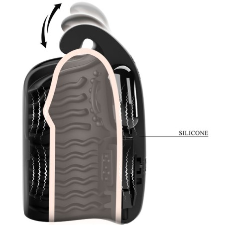 PRETTY LOVE - MASTURBADOR MANUAL PARA GLANDE VIBRADOR RECARGABLE PRETTY LOVE MALE