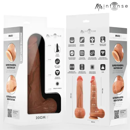 Bruce M Dildo Silicona 20 cm -Ø- 4.5 cm | MR Intense