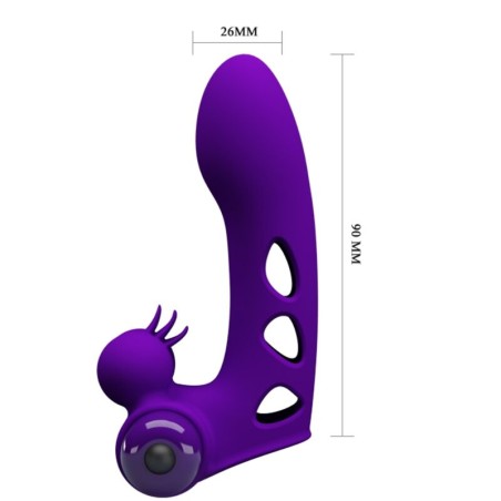 PRETTY LOVE - ORLANDO FUNDA DE DEDO VIBRADOR MORADO PRETTY LOVE MALE