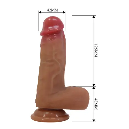 Curtis Dildo Realístico con Ventosa 17.3 cm -Ø- 4.2 cm