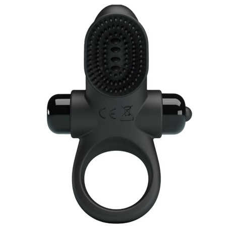 PRETTY LOVE - ANILLO VIBRADOR II PARA PENE NEGRO PRETTY LOVE MALE