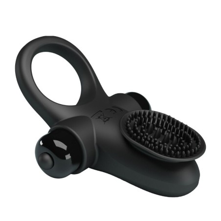 PRETTY LOVE - ANILLO VIBRADOR II PARA PENE NEGRO PRETTY LOVE MALE