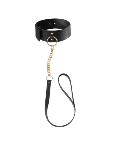 BIJOUX INDISCRETS MAZE - COLLAR CON CORREA NEGRO 