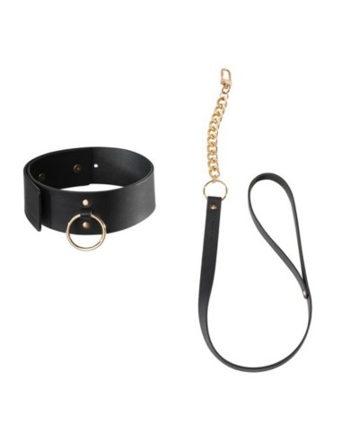 BIJOUX INDISCRETS MAZE - COLLAR CON CORREA NEGRO 