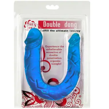 Double Dong Dildo Doble Azul - Sumergible | Baile