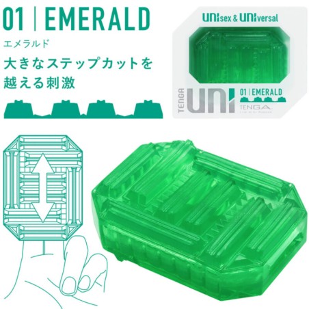 TENGA - UNI EMERALD MASTURBADOR DEDAL TENGA