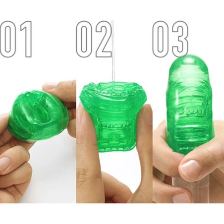 TENGA - UNI EMERALD MASTURBADOR DEDAL TENGA
