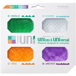 TENGA - UNI VARIETY MASTURBADOR DEDAL PACK 4 UDS TENGA