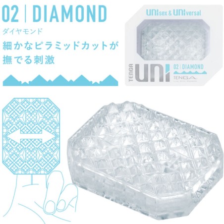 TENGA - UNI VARIETY MASTURBADOR DEDAL PACK 4 UDS TENGA