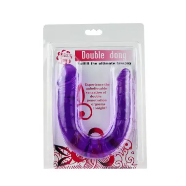Double Dong Dildo Doble Lila - Envío Discreto | Baile