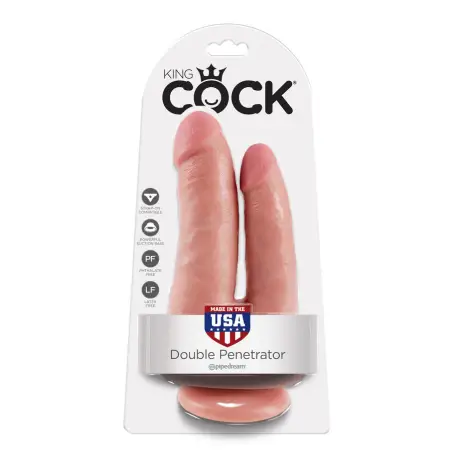Doble Penetración Natural - Sumergible | King Cock