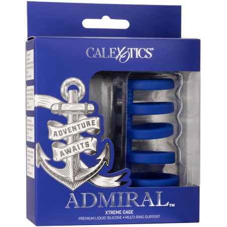 CALEXOTICS - ADMIRAL JAULA XTREME PARA PENE AZUL CALEXOTICS