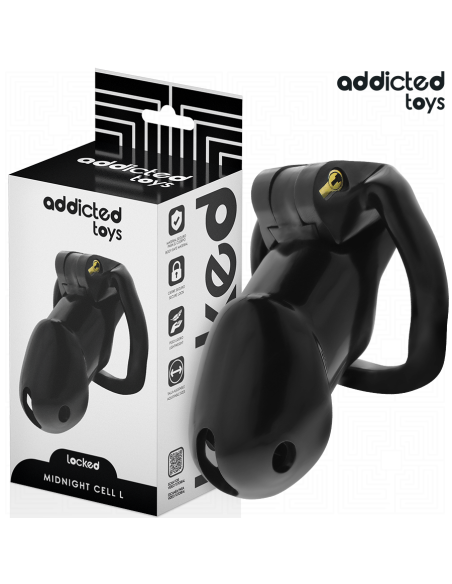 ADDICTED TOYS LOCKED - MINDNIGHT CELL JAULA PARA PENE TALLA L 