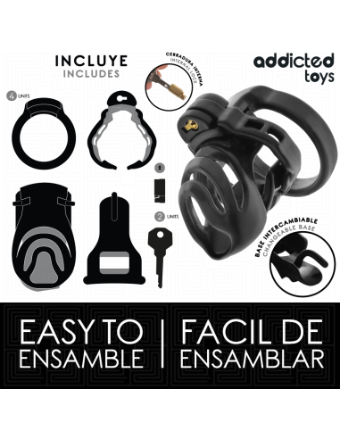 ADDICTED TOYS LOCKED - ETERNAL LOCK JAULA PARA PENE 9 CM 