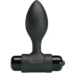 PRETTY LOVE - VIBRA BUTT PLUG ANAL 10 VIBRACIONES NEGRO 2