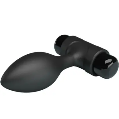 Vibra Butt Plug Anal 10 Vibraciones Negro | Pretty Love
