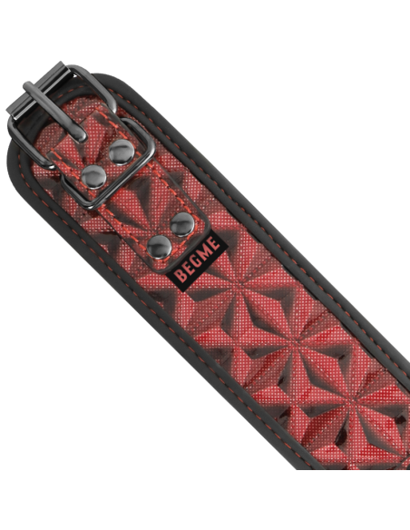 BEGME - RED EDITION COLLAR CON CADENAS Y PINZAS PEZONES CON FORRO DE NEOPRENO 