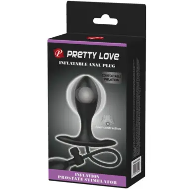 Plug Anal Inflable Negro - Sumergible | Pretty Love