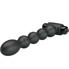 PRETTY LOVE - LYNN PLUG ANAL SILICONA 10 VIBRACIONES NEGRO 2
