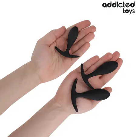 Set de 3 Plug Anal Silicona Modelo 2 | Addicted Toys
