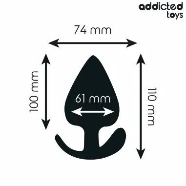 Plug Anal Silicona Talla XXL 11 cm | Addicted Toys