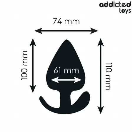 Plug Anal Silicona Talla XXL 11 cm | Addicted Toys