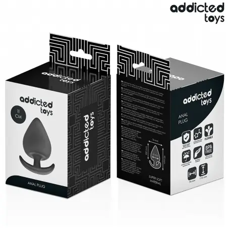 Plug Anal Silicona Talla XXL 11 cm | Addicted Toys