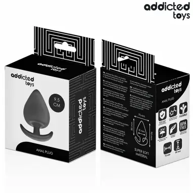Plug Anal Silicona Talla XL 9.5 cm | Addicted Toys