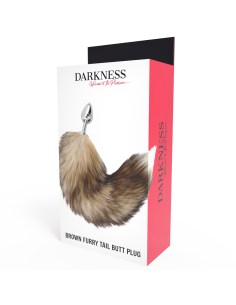 DARKNESS - TAIL BUTT PLUG SILVER 2