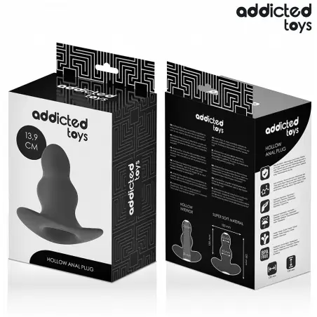 Plug Anal Hueco Silicona Talla XL 13,9 cm | Addicted Toys
