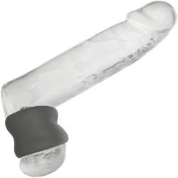CALEXOTICS - ALPHA ANILLO EXTENSIÓN ESCROTO DOBLE NEGRO CALEXOTICS