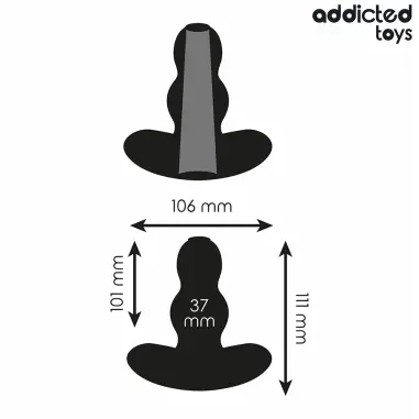 Plug Anal Hueco Silicona Talla L 11.1 cm | Addicted Toys