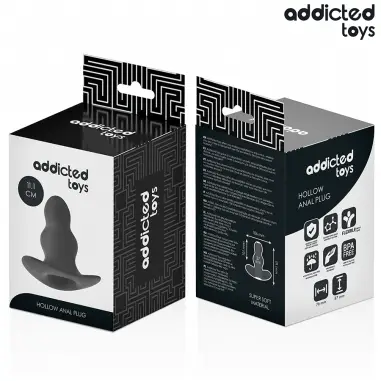 Plug Anal Hueco Silicona Talla L 11.1 cm | Addicted Toys