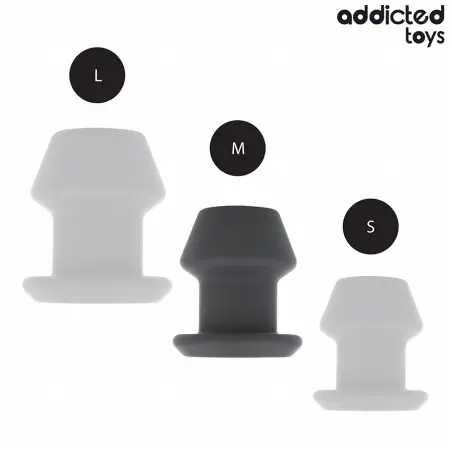 Plug Anal Hueco Extrem Silicona Talla M 8,7 cm