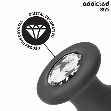 Plug Anal con Joya Silicona Talla S 8,8 cm | Addicted Toys
