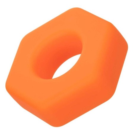 CALEXOTICS - ALPHA ANILLO PROLONG SEXGONO NARANJA CALEXOTICS
