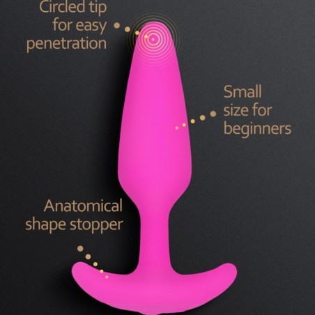 G-VIBE - GPLUG PLUG ANAL VIBRADOR XS FUCSIA G-VIBE