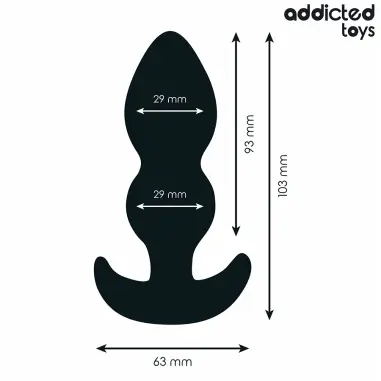 Plug Anal Silicona Talla S 10,3 cm | Addicted Toys