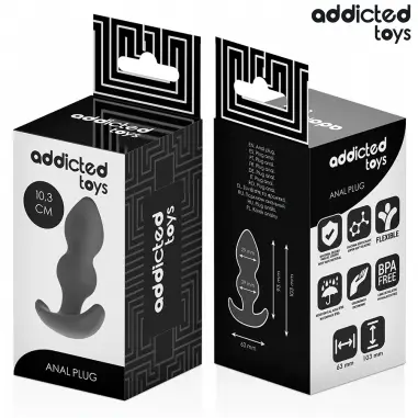 Plug Anal Silicona Talla S 10,3 cm | Addicted Toys