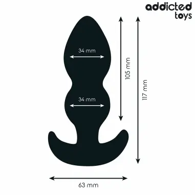 Plug Anal Silicona Talla L 11,7 cm | Addicted Toys