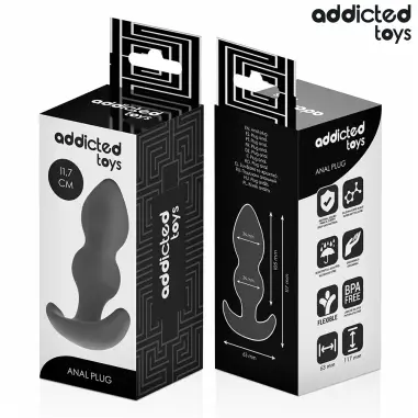Plug Anal Silicona Talla L 11,7 cm | Addicted Toys