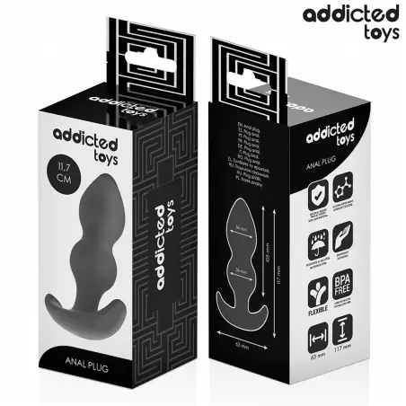 Plug Anal Silicona Talla L 11,7 cm | Addicted Toys
