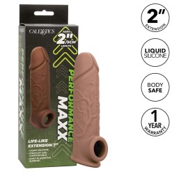 CALEXOTICS - PERFORMANCE MAXX EXTENSIÓN REALISTA 7 PIEL MORENO CALEXOTICS 2