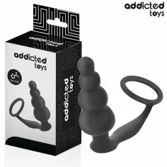 ADDICTED TOYS - PLUG ANAL CON ANILLO SILICONA MODELO 5 2